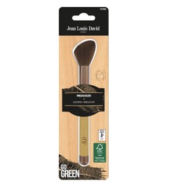 JEAN LOUIS DAVID – Collezione GO GREEN – Pennello Blush – Trucco – Setole vegetali 100% sintetiche, manico in bambù certificato FSC