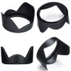 Komet Camera Lens Hood for Nikon D7500 D5600 D3500 kit