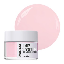 Strawberry Sorbet,Strawberry Light Pink,Premium NAGAIA Dip Color Powder,Super Fine Nails Dipping Powder,Chip Resistant Dip Powder with VitaminE,Calcium,No Clumps,No Bumps, For Salon,Home,Last 4 Weeks