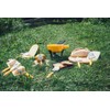 Boska Käsemesser für Halbweichen Käse Mini Cheesy/Käsemotiv/Kunststoff/Edelstahl/Gelb/Silber