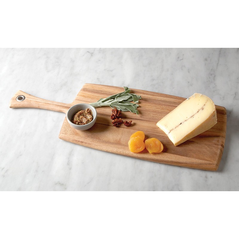 Ironwood Gourmet Large Rectangular Provencale Paddle Board, Acacia Wood 20.5