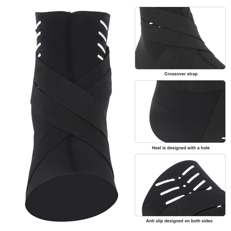 Ankle Support Brace Breathable Relieve Discomfort Foot Compression Sleeve Wraps