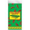 Beistle Chili Pepper Tablecover, 54” x 108” – Plastic Table
