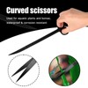 Set of 4 Stainless Steel Aquarium Tools Accessories Long Tweezers