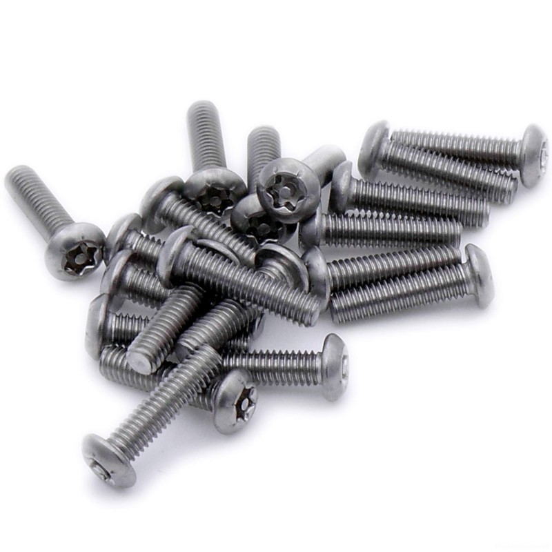 M4 (4mm x 12mm) TX Security Socket Button Machine Screw