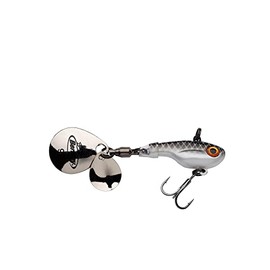Berkley Pulse Spintail, Jig Lure with Spinner Blade & Berkley Fusion Treble Hook - Long Casting Hard Bait for Perch, Trout, Pike, Unisex,Roach, 9g | 60mm