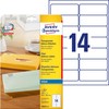 Avery Zweckform J8563-25 Transparent Address Labels 99.1 x 38.1 mm