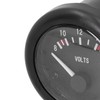 Medidor de Voltaje Marino 12V 52mm / 2.04in IP67 Voltímetro