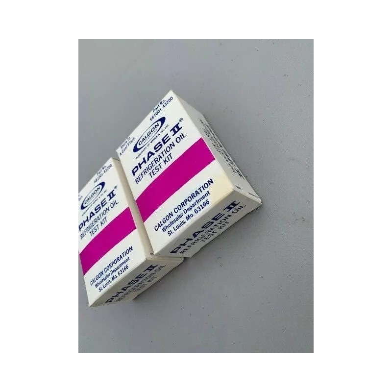 CALGON Phase II Refrigeration Oil Test Kit 681001-43200 LOT OF