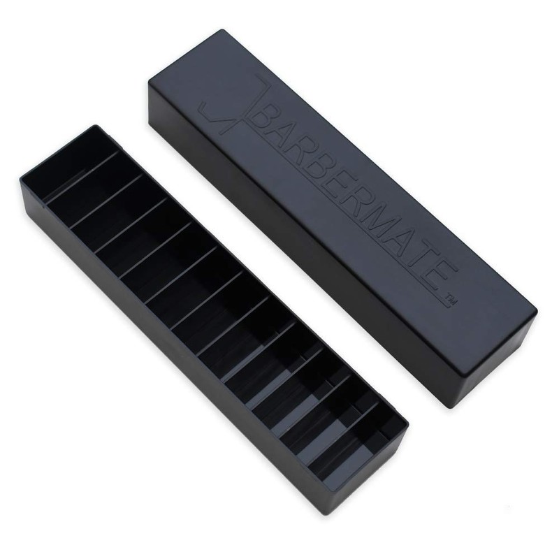 BarberMate 12-Slot Clipper-Blade Caddy, Grooming and Barber Blade Organizer, Professional