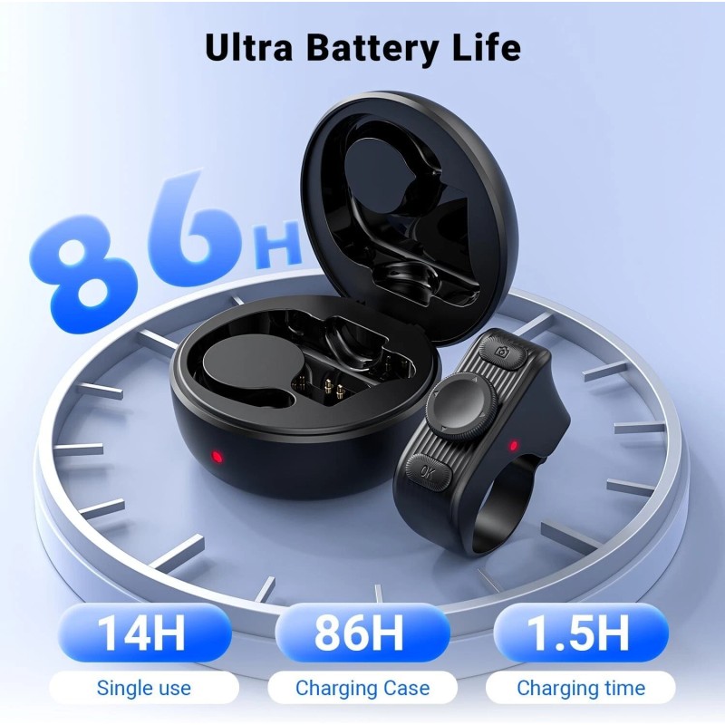 MILOUZ Remote Scrolling Ring for Tiktok,Page Turner for Kindle App