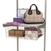 ClosetMaid ShelfTrack Wire Basket Add-On Drawer, Compatible with Drawer Frame
