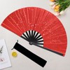 Glitter bling Large Folding Fan-Hand Fan Rave Clack Popping Fan