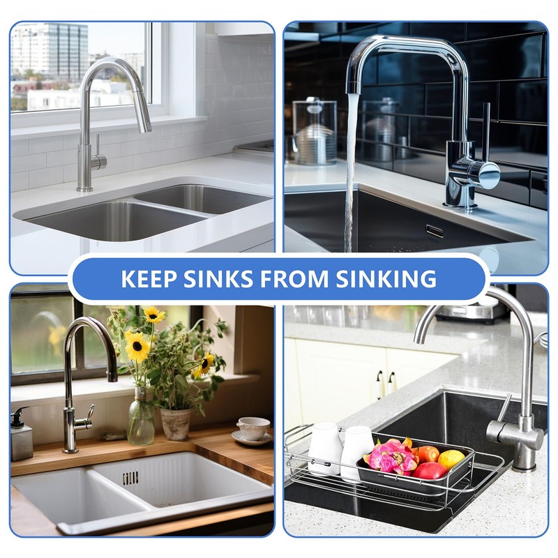 Wdwlbsm 4Pcs Undermount Sink Brackets Sink Repair Kit Adjustable Undermount