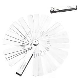 OTOTEC etric Master Feeler Gauge SET 32-Piece Blade Stainless Steel Dual Marked Metric/Imperial Reading Combination Tool
