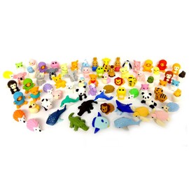Iwako Erasers Animal Overstock (Pack of 20)