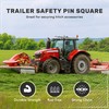 Goreks Trailer Safety Coupler Pin, Square PTO Pin ¼ Inch