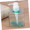 Zerodeko 8.4oz Square Refillable Pump Bottle for Liquid Soap Lotion