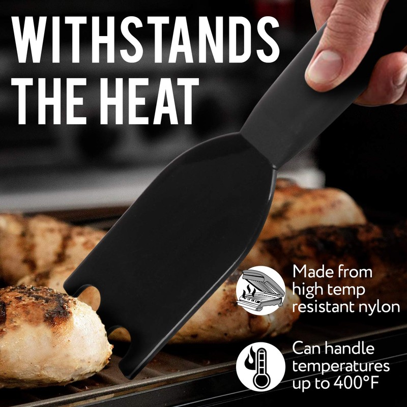 IMPRESA 2-Pack Scraper Spatulas - Compatible with George Foreman Indoor