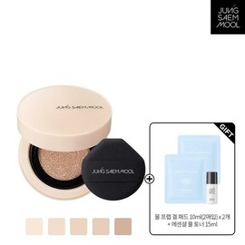 Jeongsaemmul Skin Nude Cushion Concealer (main product) (+2 water prep gel pads + 15ml water toner) 2) Light / 스킨 누더 쿠션 컨실러(본품) (+물 프렙 겔 패드 2개 + 물 토너 15ml) 2) 라이트