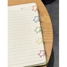 Cute Paper Clips, 60 PCS Penguin Shaped Paper Clips Animal Bookmarks Clips, Assorted Colors, Fun Office Gifts for Women Men Coworkers Teachers Students Girls Boys