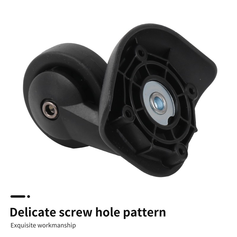 2 Pair Replacement Wheels for Luggage 360 Swivel Suitcase Casters