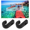 EMSea Pack of 20 Nylon Kayak Bungee Hooks J-Shaped Hooks