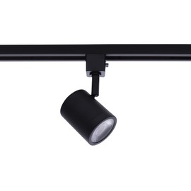 WAC Lighting H-8010-30-BK Charge Head LED Track Fixture, Pack of 1, Black