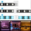 ACEIRMC 30pcs 4-Pin RGB LED Light Strip Connectors 10mm Unwired