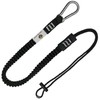 Tool Lanyard, Shock Absorbing Lanyard with Steel Self-Locking Carabiner and