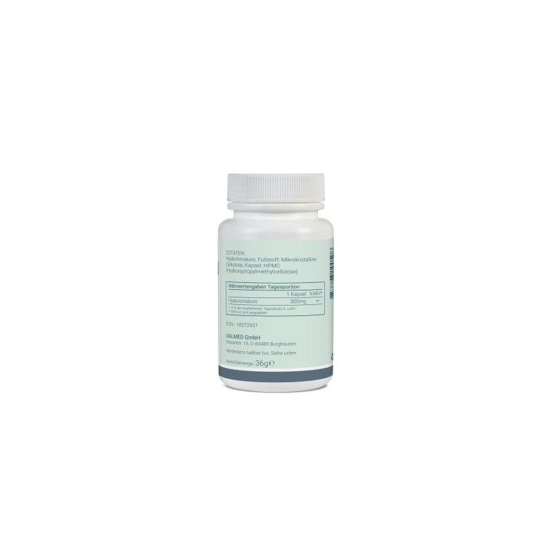 Hyaluronic Acid - 60 Capsules (1 Capsules Contains 300 mg