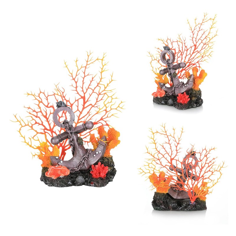 AIMALL Aquarium Resin Coral Decorations, Marine Simulation Micro Landscape for