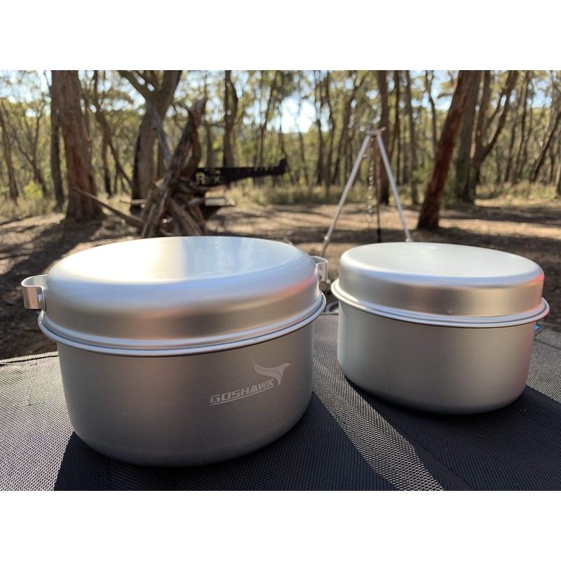Camp Aluminum Ultralight Camping Cookware for Outdoor Hiking Backpacking