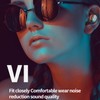 True Wireless Earphones Bluetooth 5.0 Headphones with Mic IPX5 Waterproof