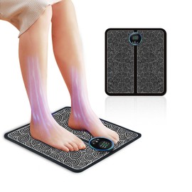 EMS Foot Care Foot Foot Mat for Thighs, Calves, Resting Legs & Legs and Feet EMS Can be Used Whole Body Usable, Easy Operation, USB Charging, Lightweight, Convenient to Carry, Unisex, Silent, For