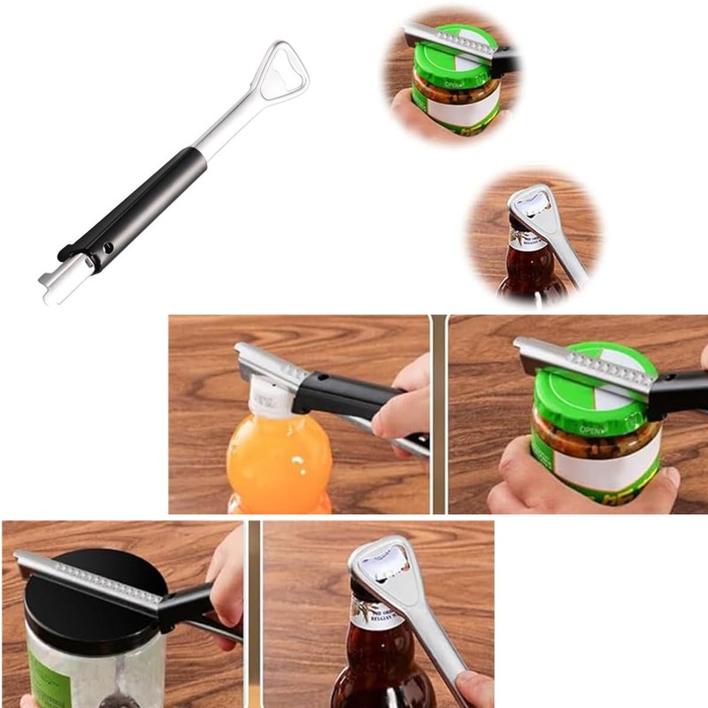 Adjustable Jar Opener for Weak Hands, Adjustable Multifunctional Stainless Steel