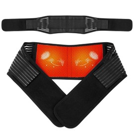 ACWOO Heated Back Support Belt, Self Heating Lower Back Support Belt For Men & Women, Magnetic Therapy Lumbar Support Belt, Ideal for Back Pain Relief, Tummy Control Belt