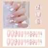 Nail Tips, 3D Nails, Long Nail Tips, 24 Pieces, Brides,