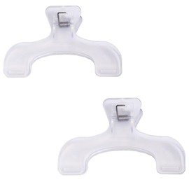 Transparent Clip 2 Sticky Note Clips Student Fixing Clip Reading Clip Textbook Clip Clip Clip Easy to Use Crown Clip Stationery Office Supplies Students Home School