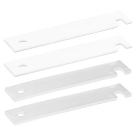 WE3M51 WE3M52 Clothes Dryer Teflon and Nylon Drum Bearing Slide Replacement Kit, Drum Bearing Slide and Dryer Drum Glide for GE Dryers Smooth Operation & Noise Reduction, Pack of 4