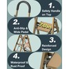COROCO 6 Step Ladder, Folding Step Stool with Anti-Slip Wide