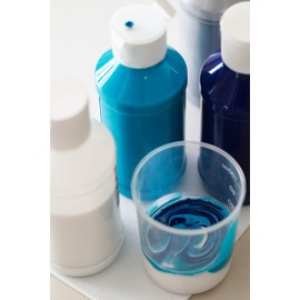 PEBEO Pouring Experiences-Ready-to-Use Premixed Acrylic Paint-Ideal for Fluid Art, Titanium White, 118 ml (Pack of 1)