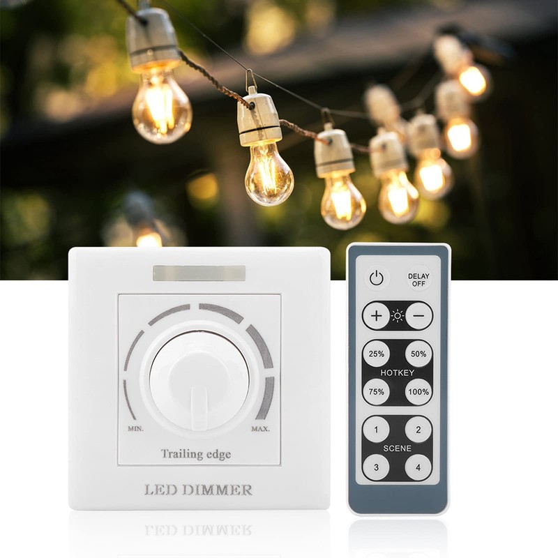 LED Dimmer Switch Light Dimmer Remote Control PC LED Light