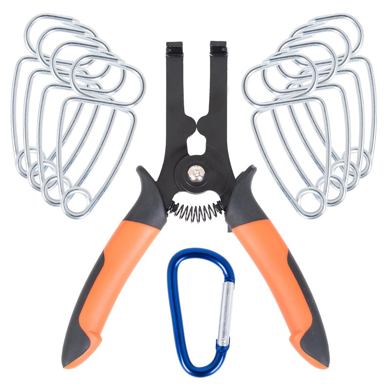 PLATATO 10 Pcs Miter Spring Clamps Kit Spring Loaded Pliers
