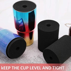 COHEALI Cup Turner Inserts 8Pcs Cylindrical Sponge Plumbing Rotary Tool Flexible Foam Sponge Turner Cup Foam Inserts Tumblers Bottles Foam Rotary Sponges Parts