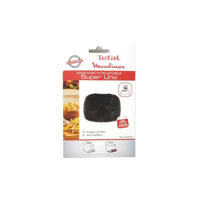MOULINEX - CARTOUCHE FILTRANTE CARBONE AVEC PAROI ALUMINIUM POUR FRITEUSE