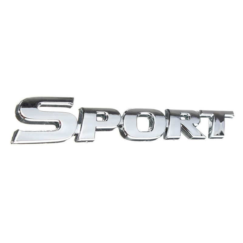 MOMOALA 3D SPORT Chrome ABS Car Trunk Badge Emblem Decor