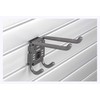 HandiWall Double Utility Hook with Locking Bracket for Tool Storage