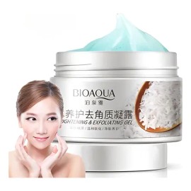 Bioaqua Exfoliante Facial de Arroz con Ácido Hialurónico, Ilumina y Aclara, Todo Tipo de Piel