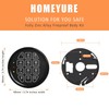 HOMEYUER Replacement Fireproof Keypad with Solenoid Lock, Programmable Electronic Keypad.